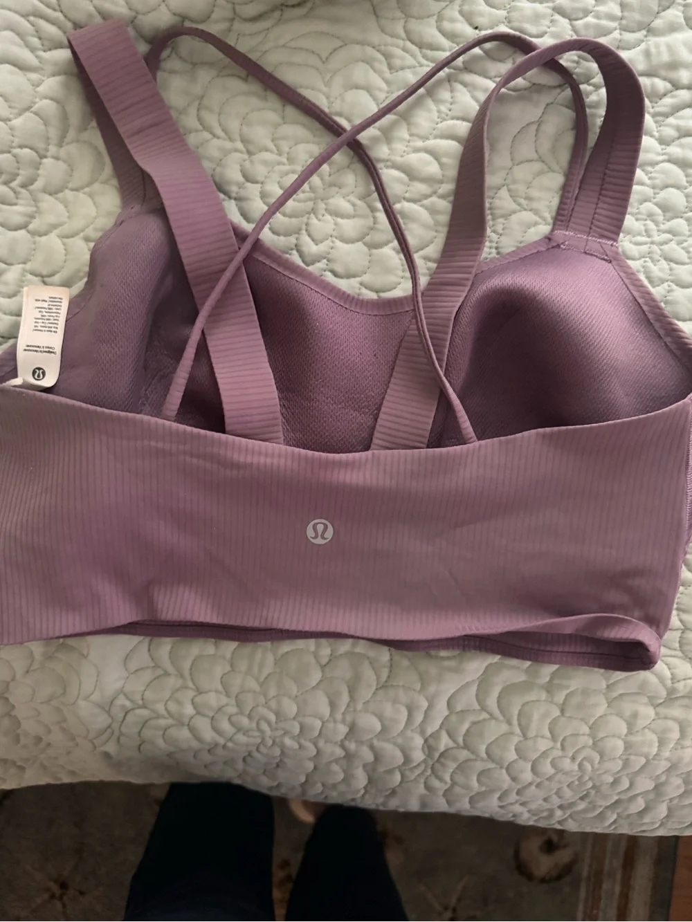 lululemon athletica ribbed longline bra